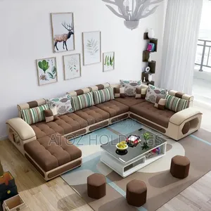Sofas/10 Seaters 5 Piece U Sofa Couches in Any Colour From 2,800,000/-