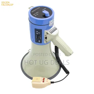 Rechargeable Handheld Bullhorn Megaphone With USB/SD MP3 & Siren
