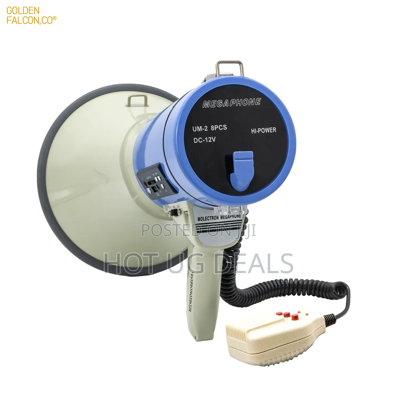 Rechargeable Handheld Bullhorn Megaphone With USB/SD MP3 & Siren