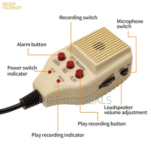Rechargeable Handheld Bullhorn Megaphone With USB/SD MP3 & Siren