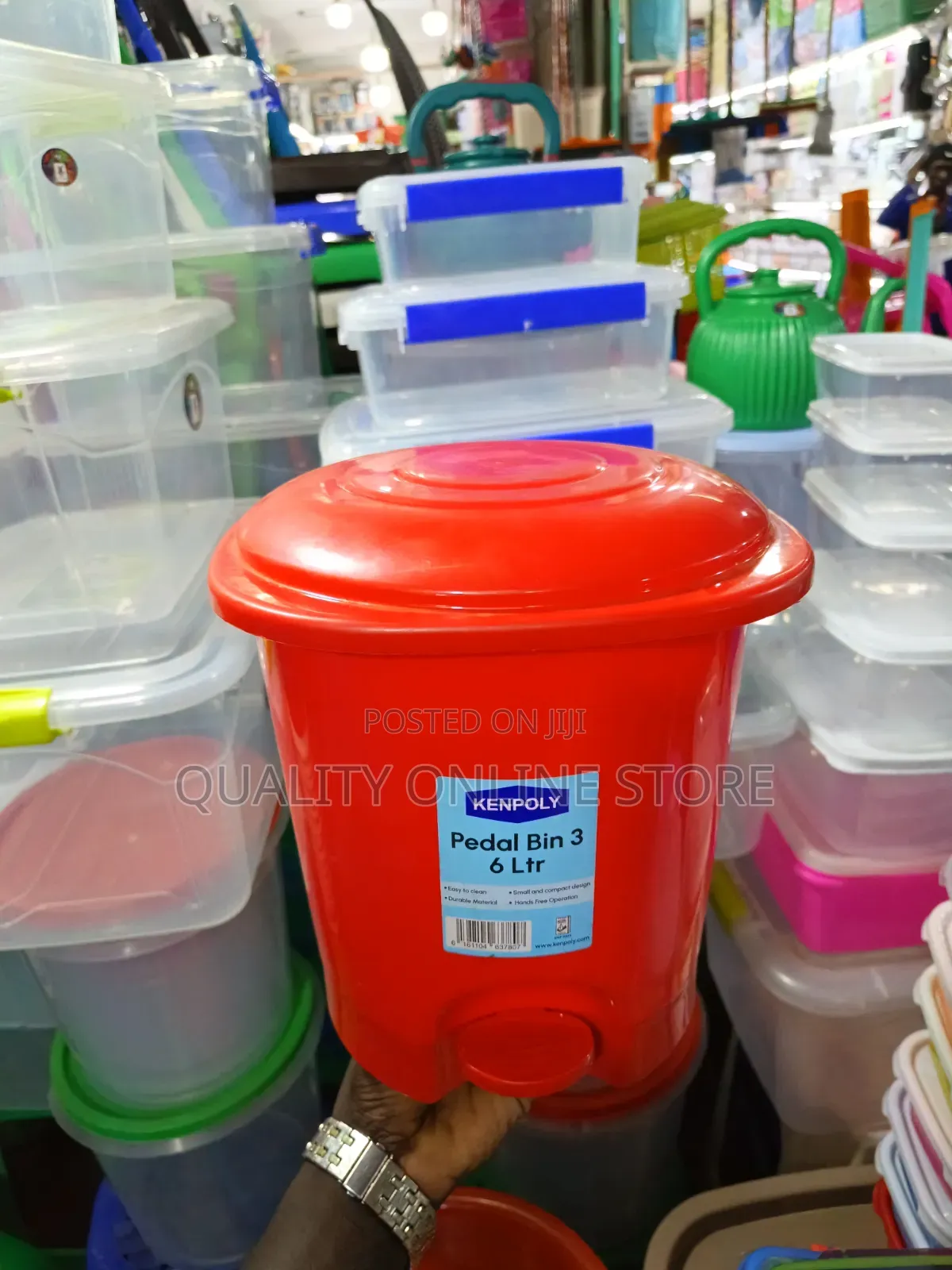 6litres Plastic Dust Bin Step On