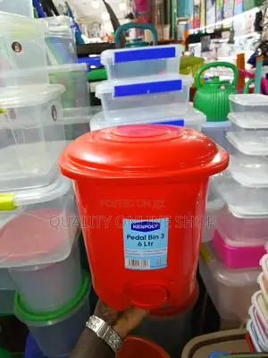 6litres Plastic Dust Bin Step On