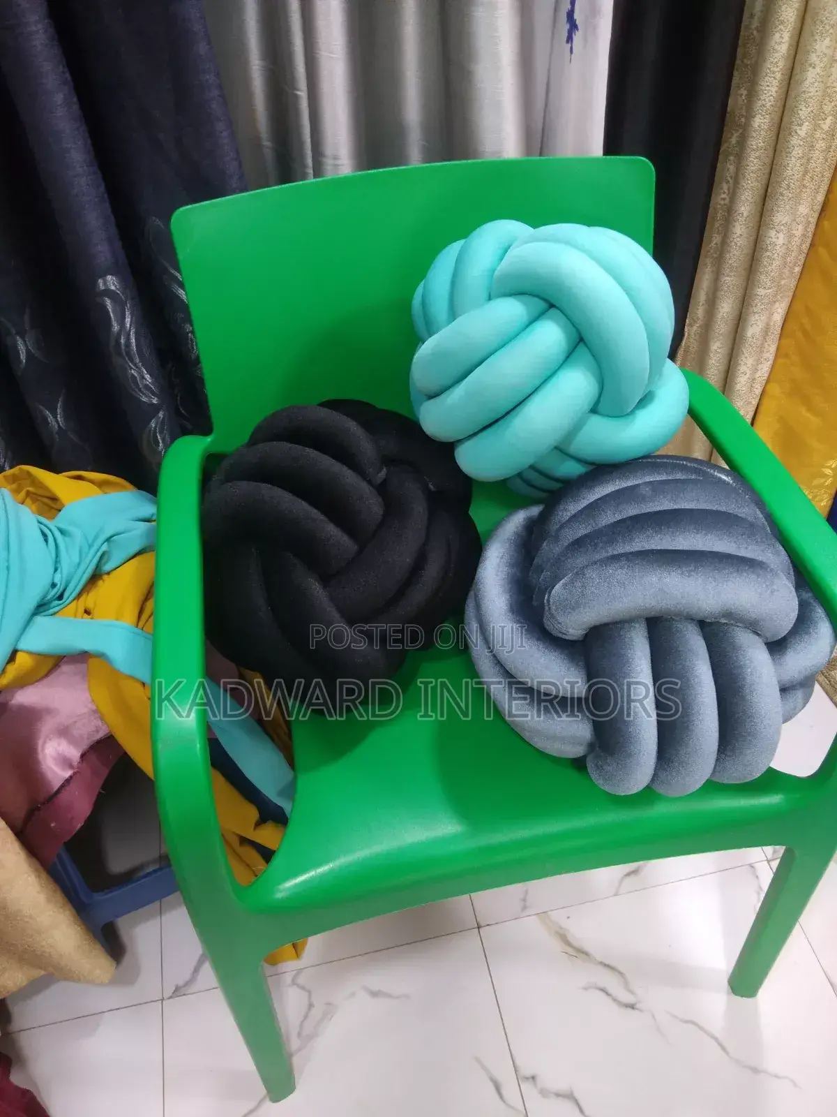 Knot Fibre Throw Cushions