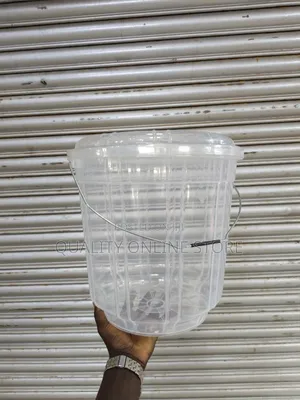 20litres Plastic Clear Buckets Plastic Clear Buckets