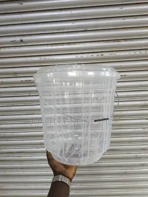 20litres Plastic Clear Buckets Plastic Clear Buckets