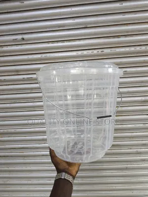 20litres Plastic Clear Buckets Plastic Clear Buckets