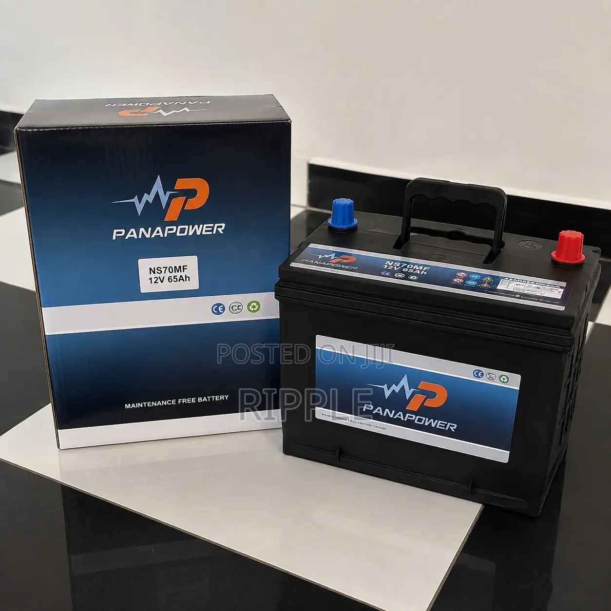 65Ah Panapower NS70MF Maintenance Free Car Battery 12V