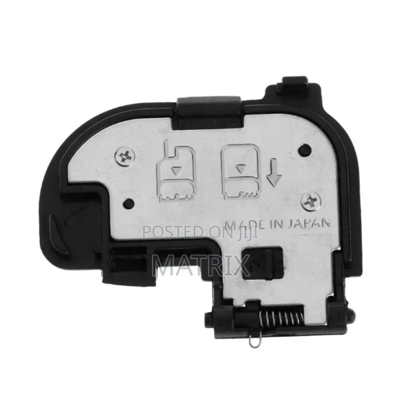 Replacement Battery Door Cover for a Canon DSLR Camera.