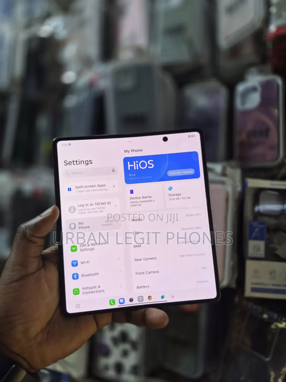 Tecno Phantom V Fold 2 512 GB Blue