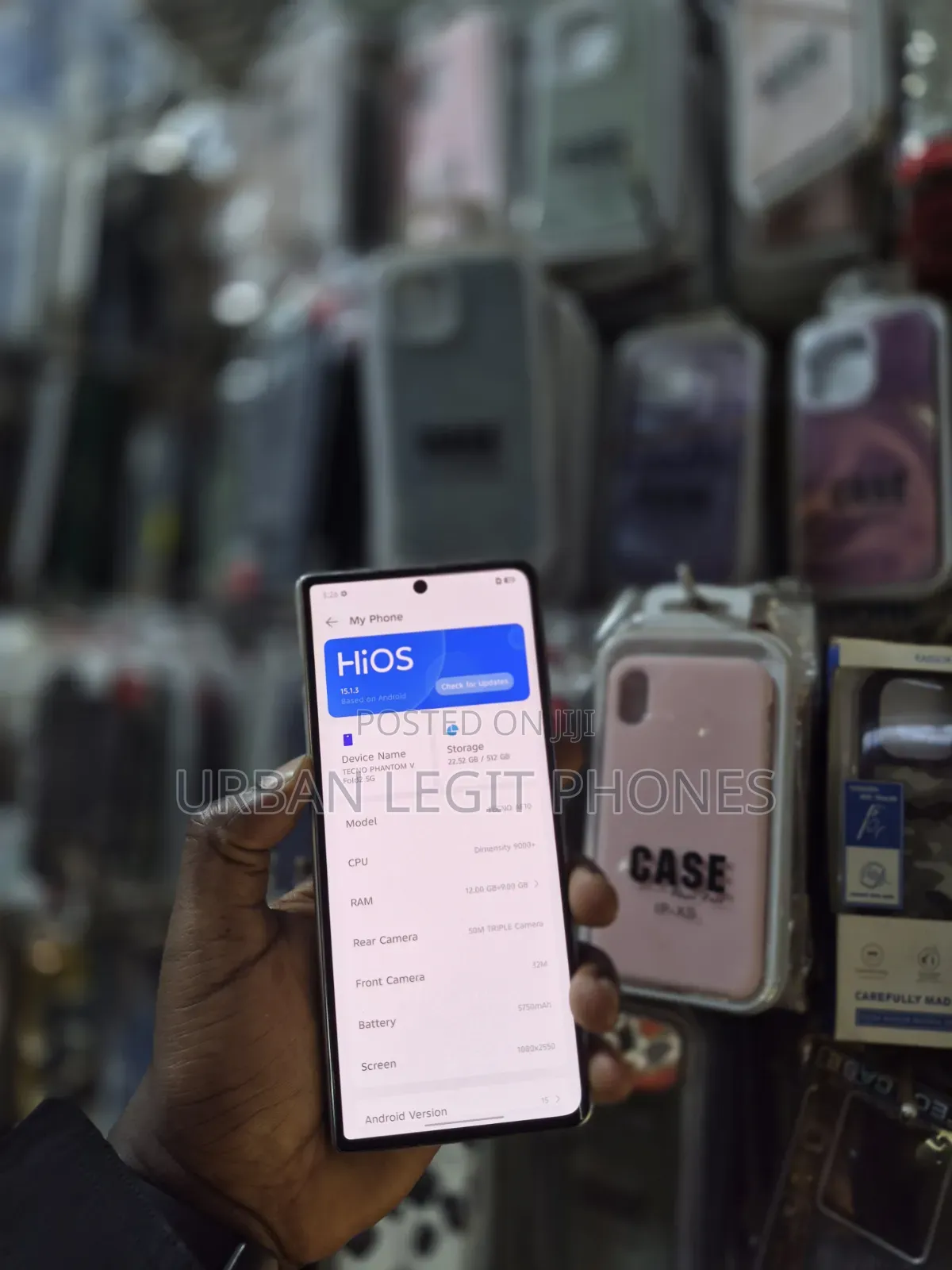 Tecno Phantom V Fold 2 512 GB Blue