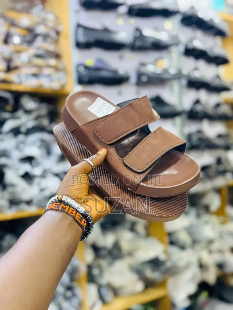 Double Straps Slides Sandles