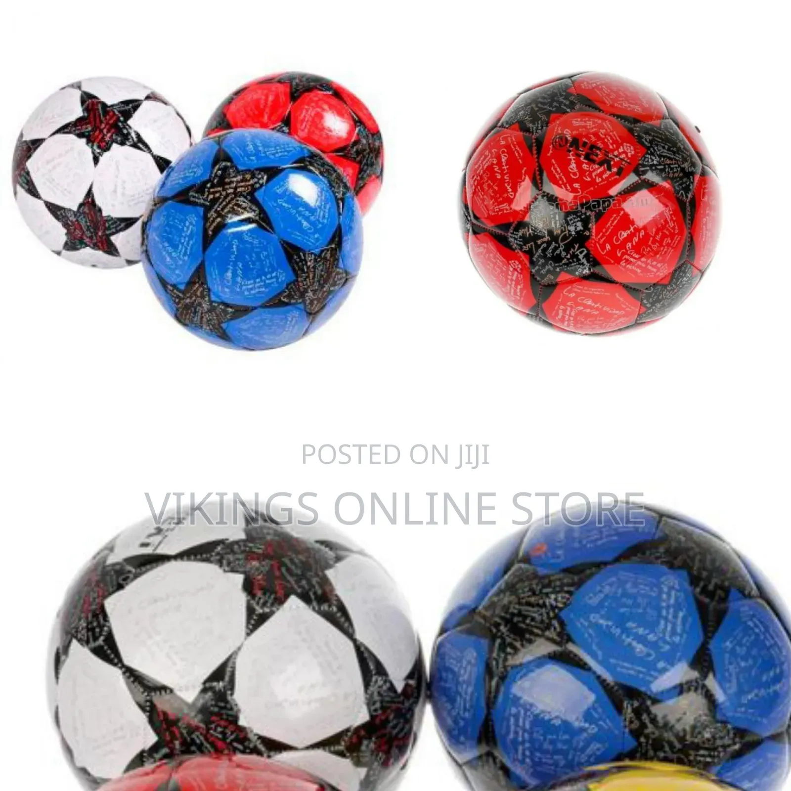 Standard Size 5 Replica Soccer Ball Featuring a Star Panel