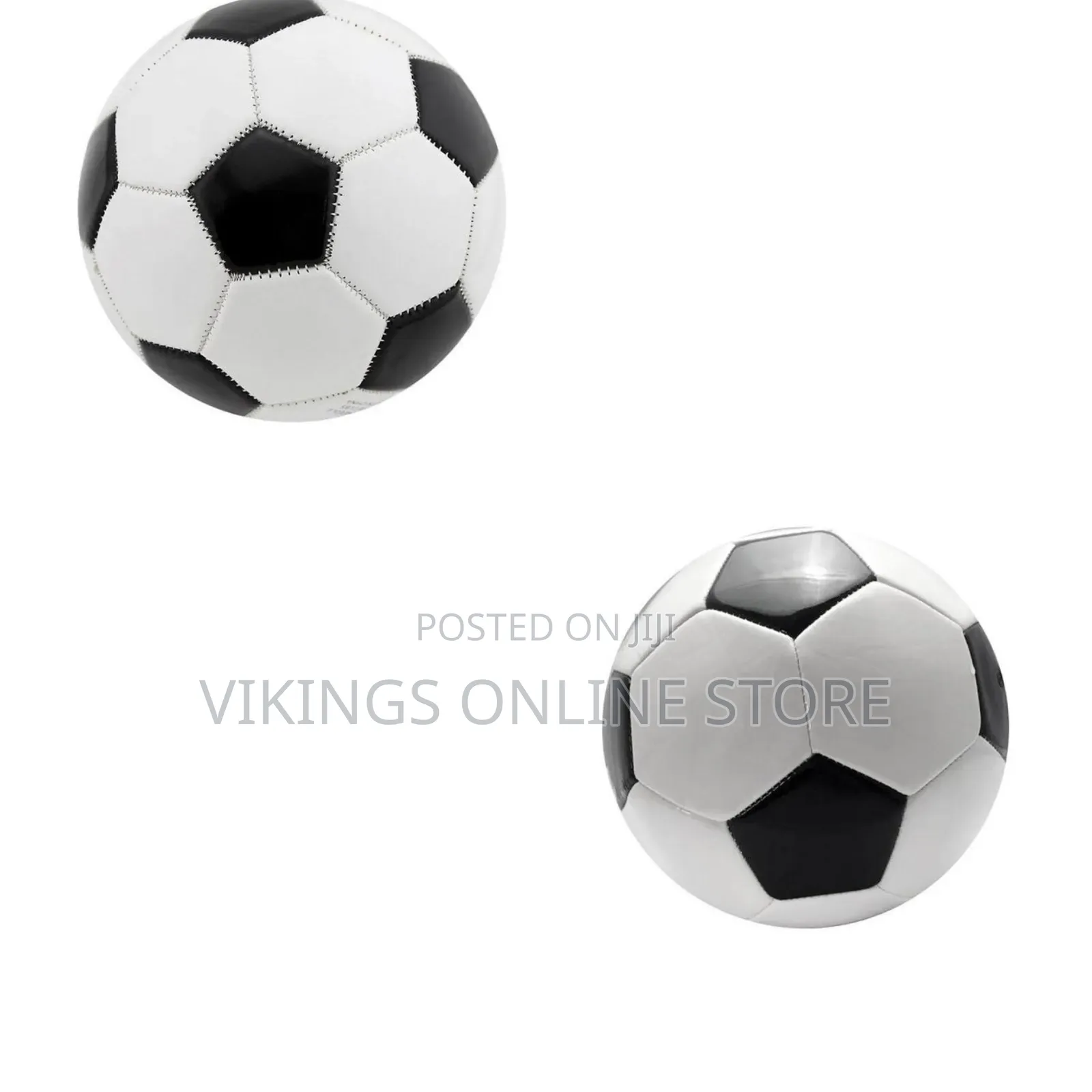 A Classic Black-and-White Panel Soccer Ball