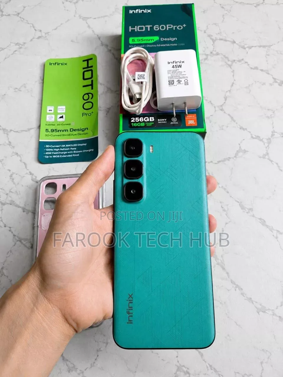 New Infinix Hot 60 Pro+ 256 GB Green