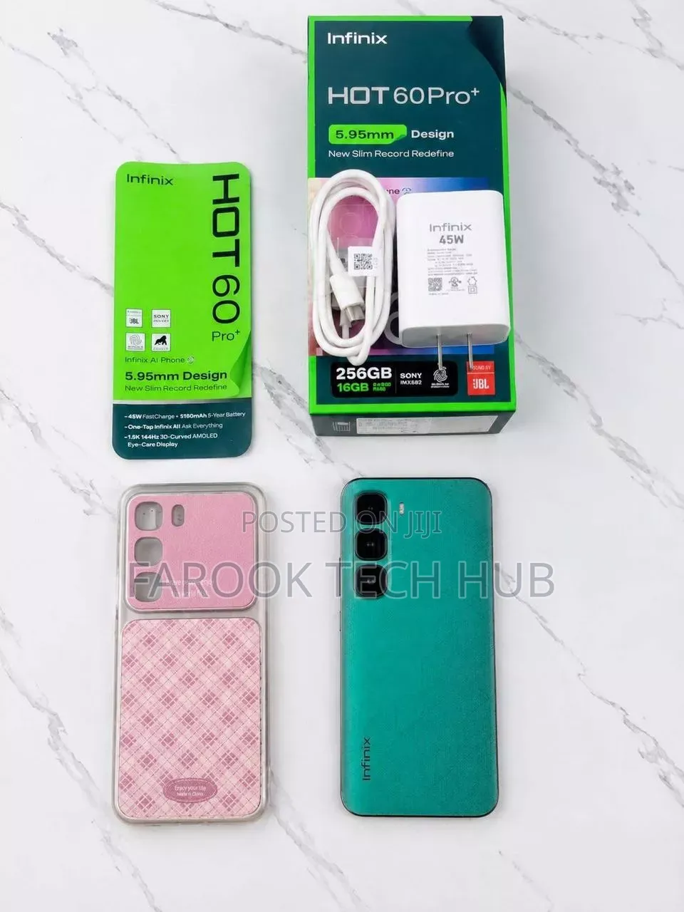 New Infinix Hot 60 Pro+ 256 GB Green