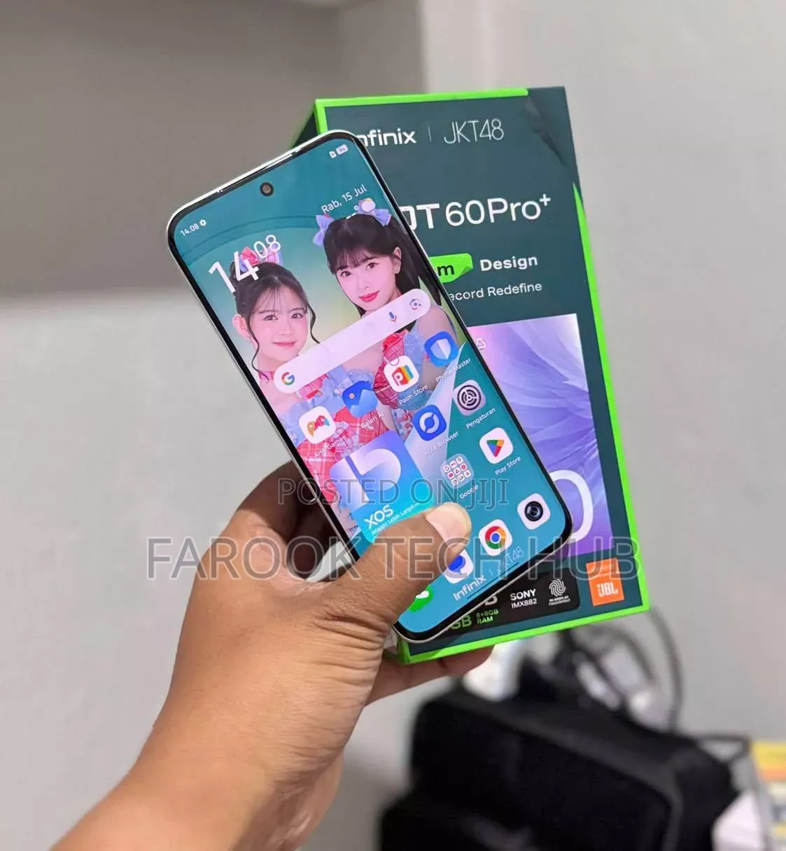 New Infinix Hot 60 Pro+ 256 GB Black