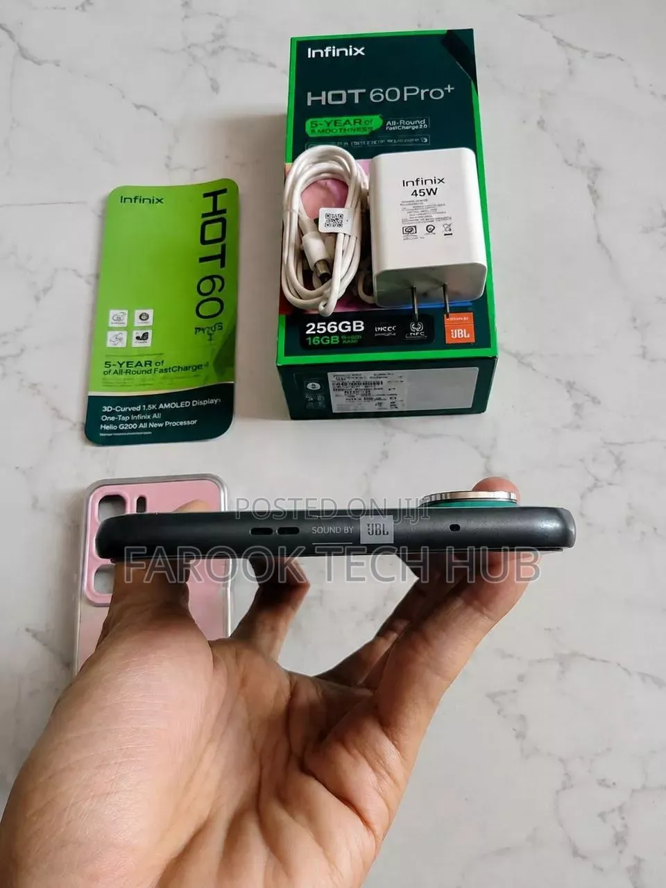 New Infinix Hot 60 Pro+ 256 GB Black