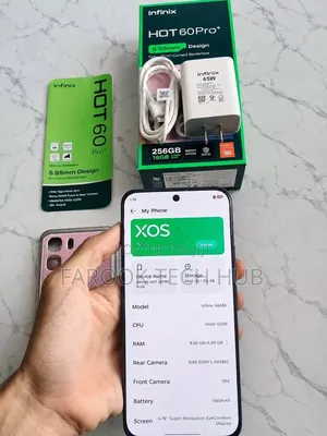 New Infinix Hot 60 Pro+ 256 GB Black
