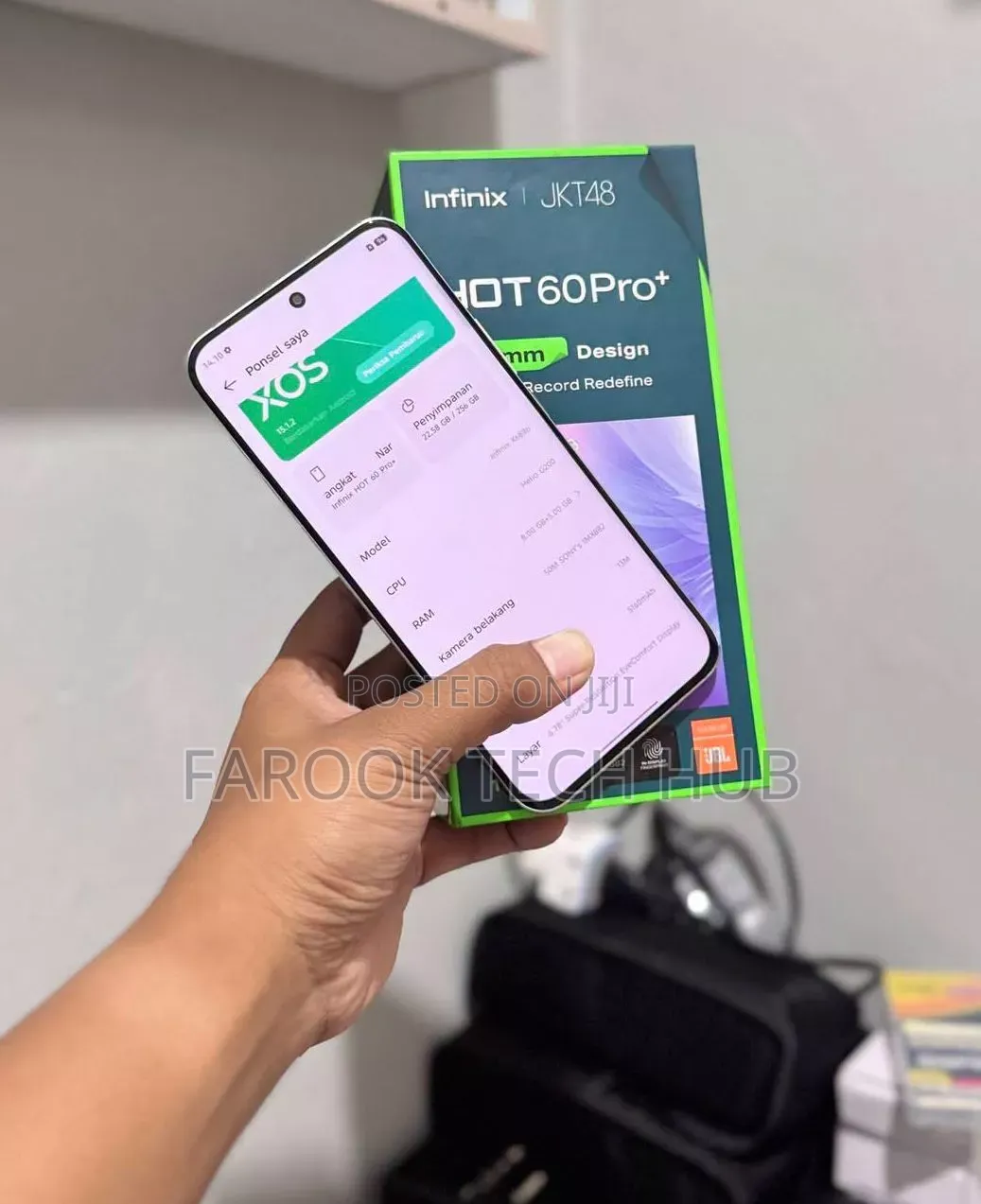 New Infinix Hot 60 Pro+ 256 GB White
