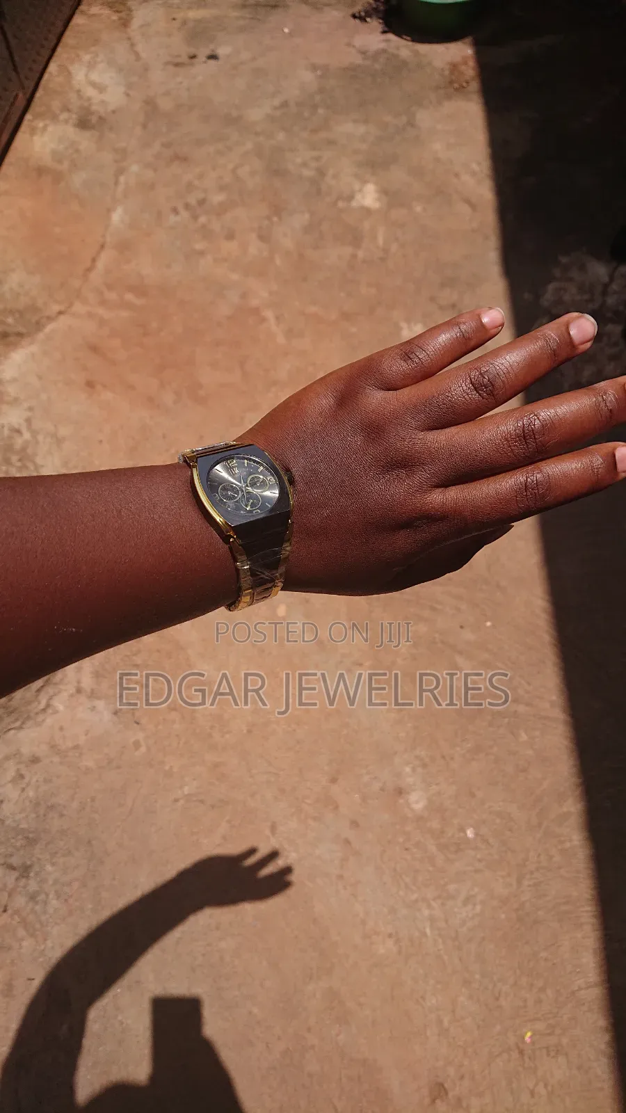 Black and Gold Watch