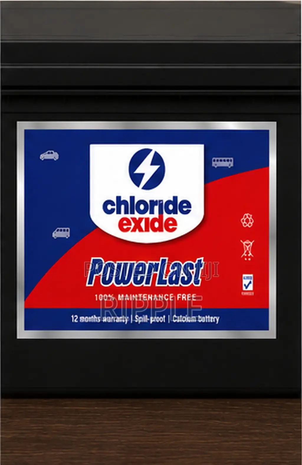 150Ah Chloride Exide PowerLast 150MF Maintenance Free Car Battery 12V