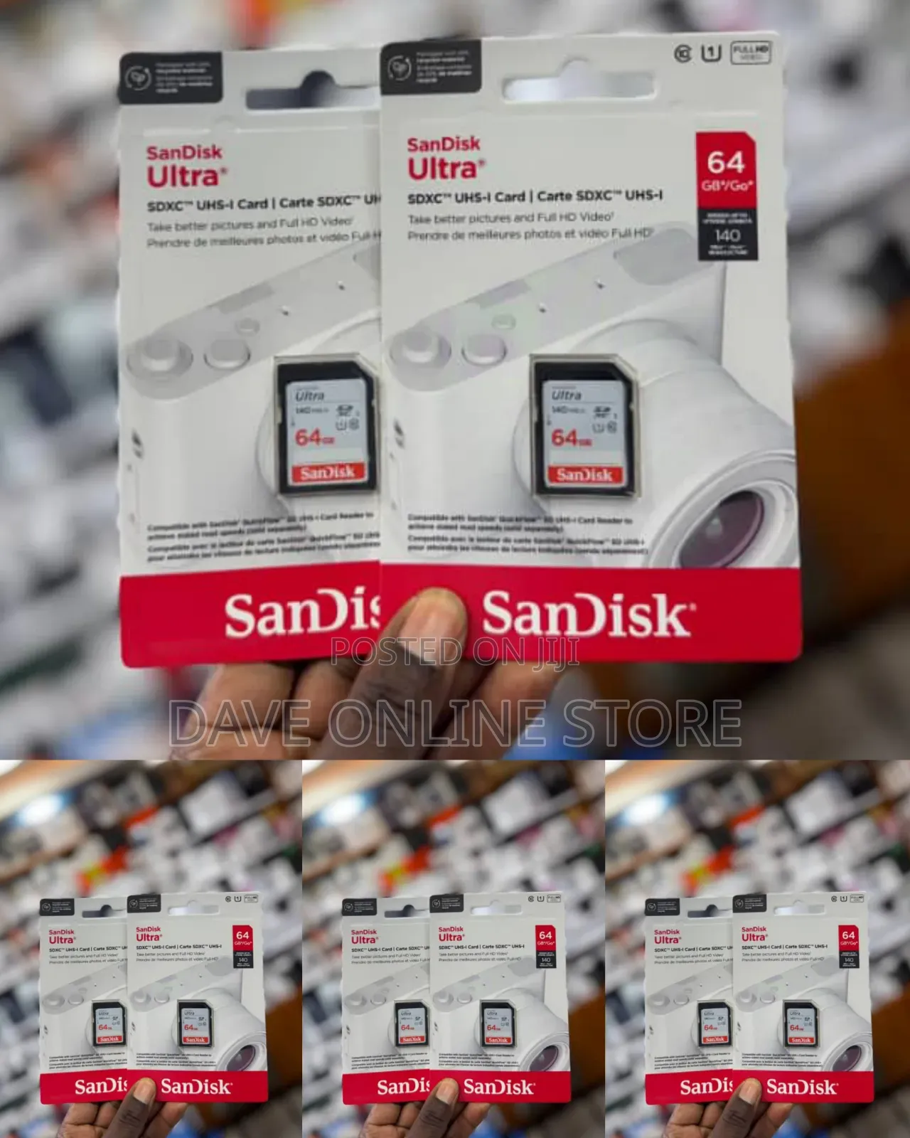 SanDisk Ultra 64GB SDXC UHS-I Memory Cards