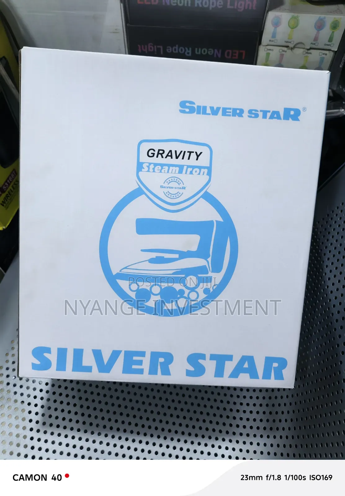 Silver Star Industrial Steam Iron . Silver Star Gravity Steam Iron