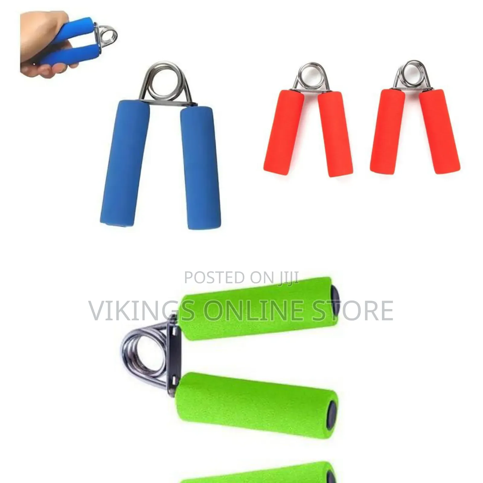 Foam-Handled Hand Grip Strengthener for Building Hand, Wrist,