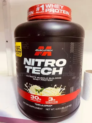 Muscletech Nitrotech Whey Protein 4lb/ Muscle Building