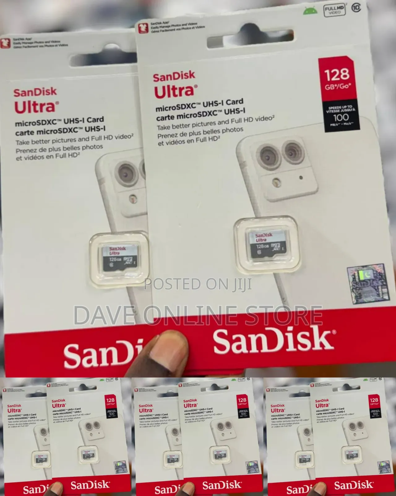 SanDisk Ultra 128GB microSDXC UHS-I Memory Card
