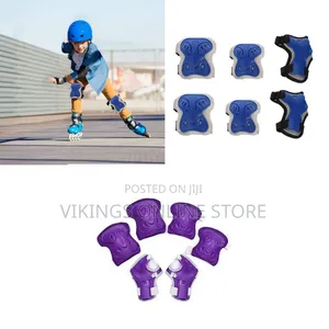 6-Piece Kids' Safety Protective Gear Set in Purple