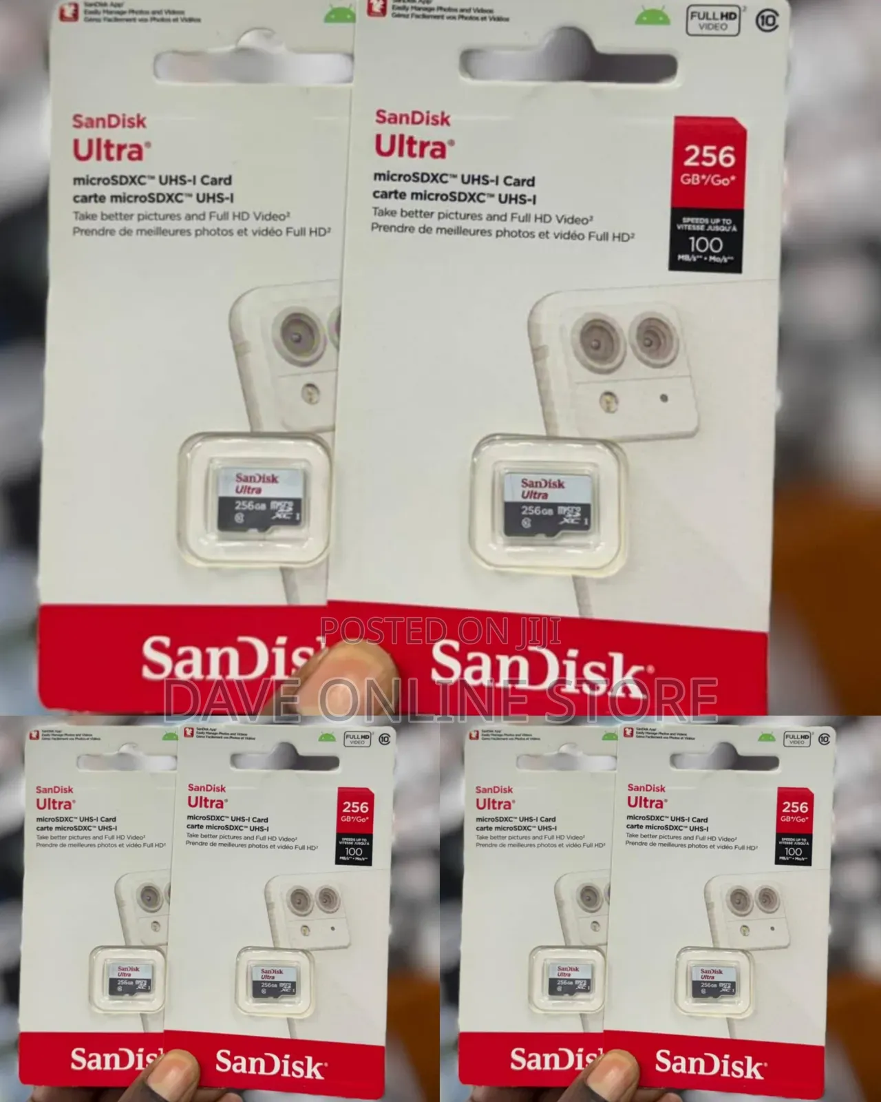 SanDisk Ultra 256GB microSDXC UHS-I Memory Cards