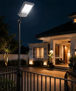 Heavy-Duty 400W Integrated Solar Street Light for Outdoor Security