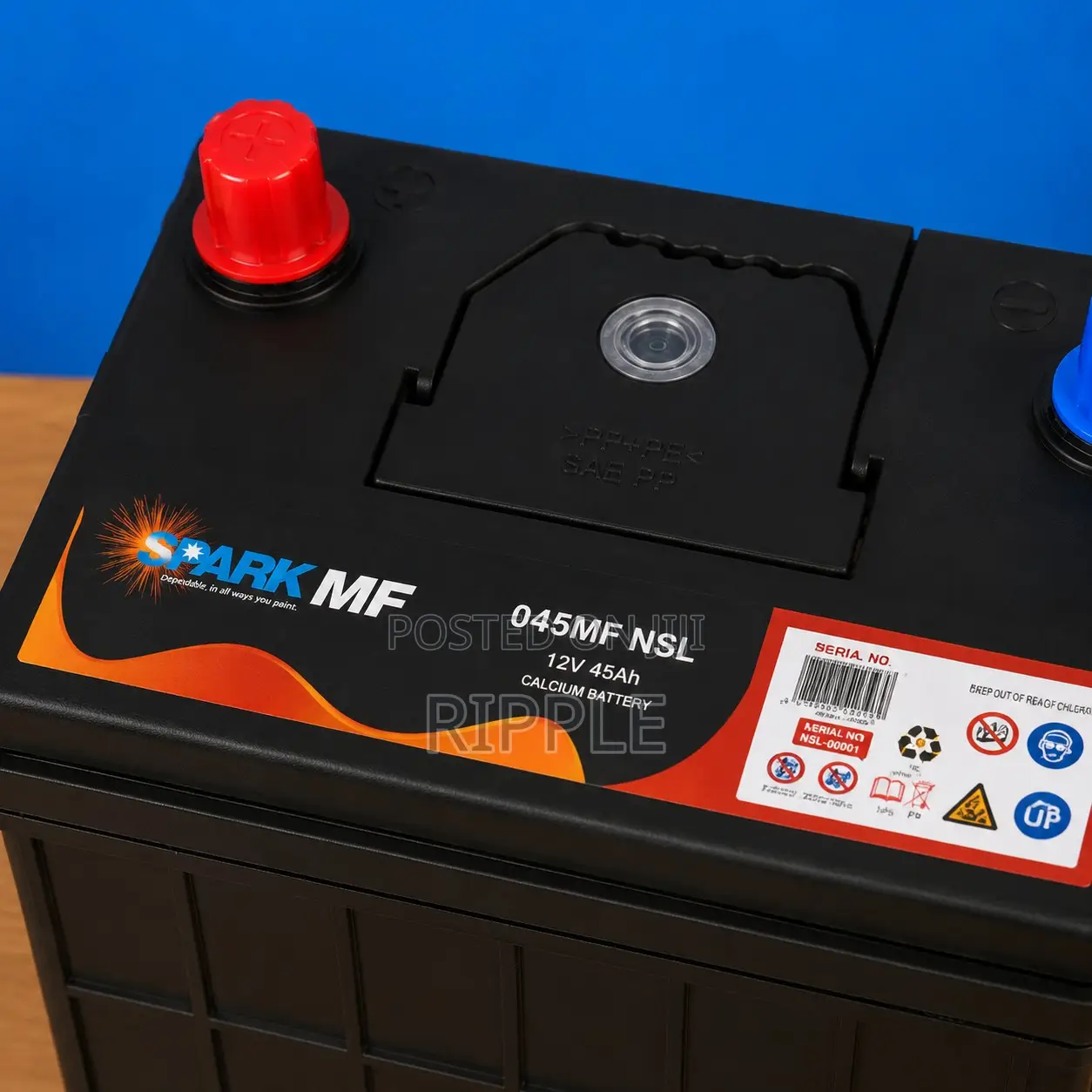 45Ah Chloride Exide Spark 045MF Maintenance Free Car Battery 12V