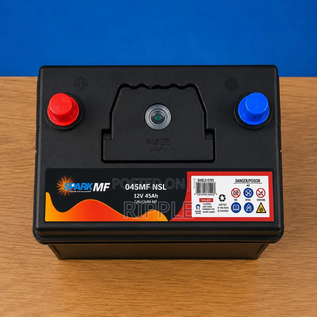 45Ah Chloride Exide Spark 045MF Maintenance Free Car Battery 12V