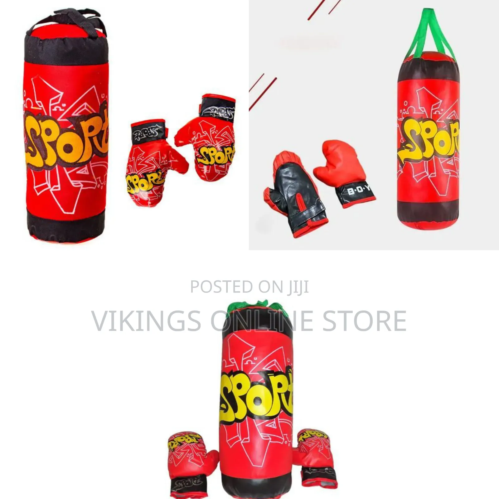 A Hanging Kids' Boxing Punching Bag