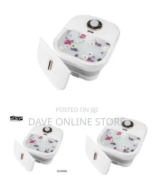 DSP KD9000 Foldable Electric Foot Bath Spa, a 450W, 7.7-Liter Heated