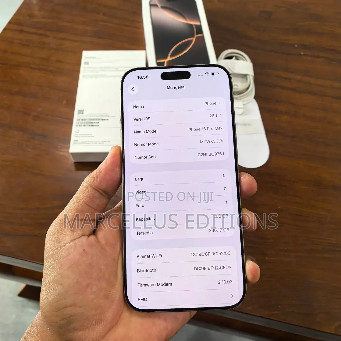 Apple iPhone 16 Pro Max 256 GB Rose Gold