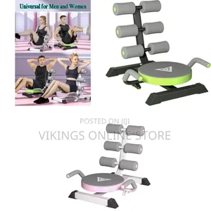 A Portable Ab Crunch and Waist Twist Exercise Machine for Home Core