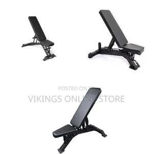 Commercial-Grade Adjustable Weight Bench for Strength Training