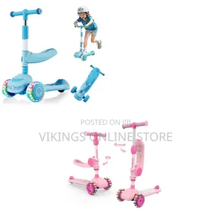 2-in-1 Transformable Kids' Kick Scooter With a Modular