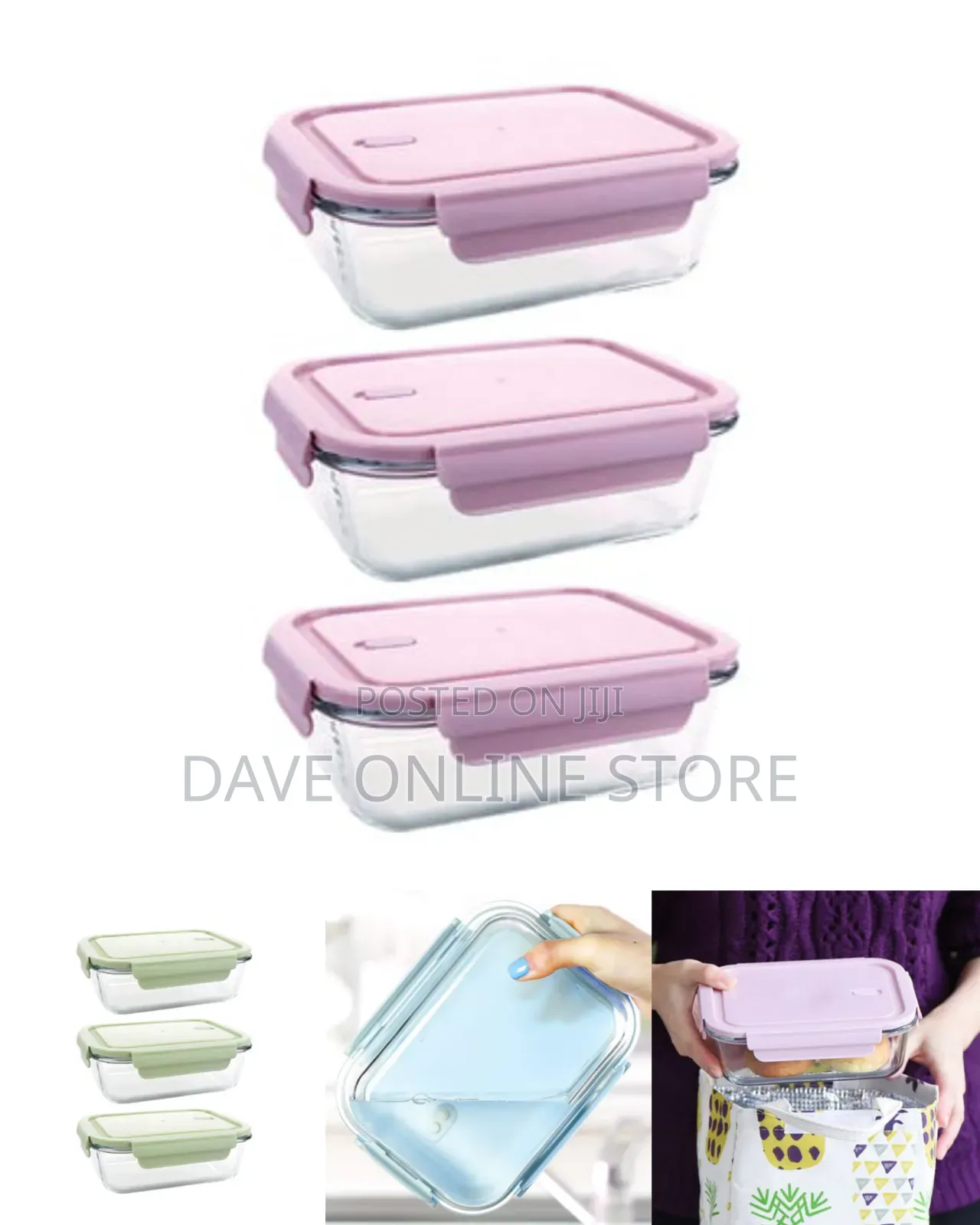 Rectangular Glass Food Storage Containers