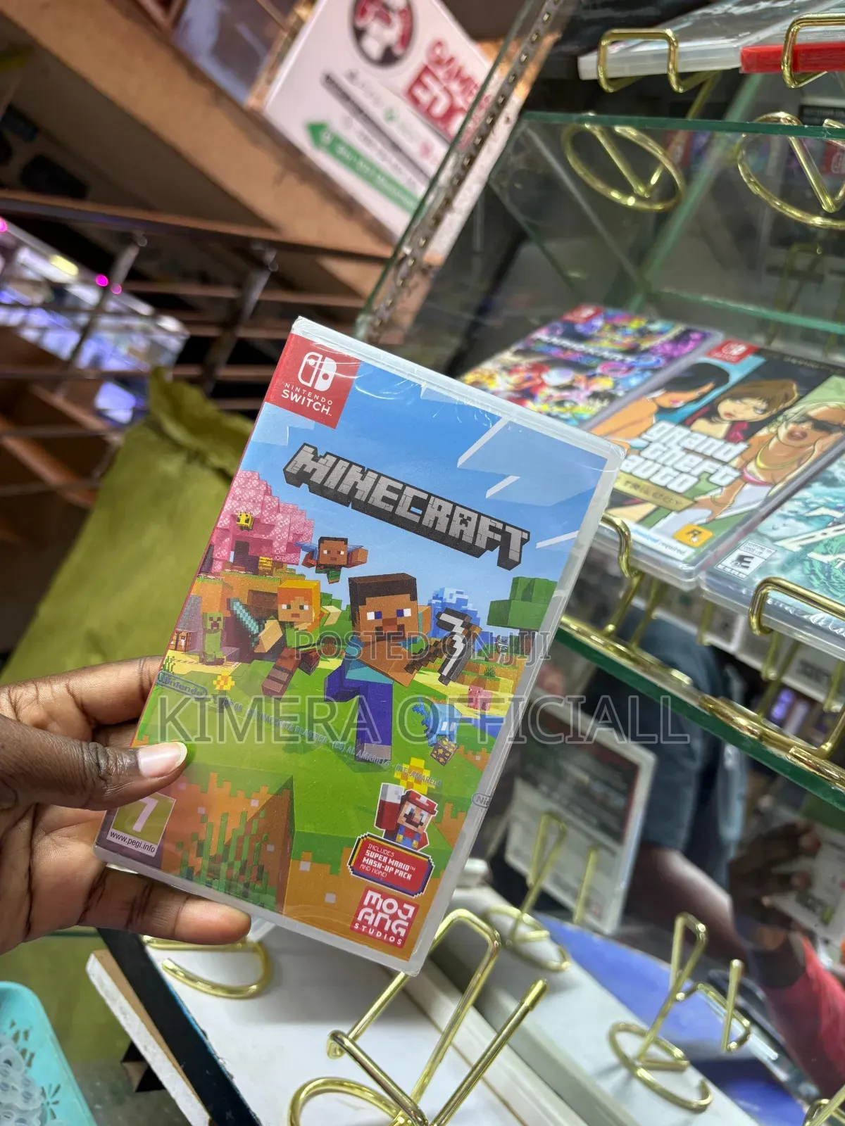 Minecraft Game Card for Nintendo Switch Available in Kampala Uganda