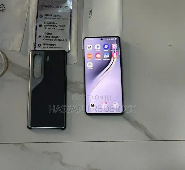 New Tecno Camon 40 Pro 5G 256 GB Black