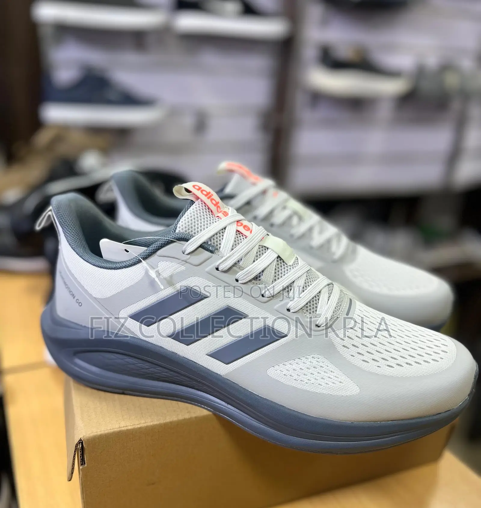 Original Adidas Light Motion Go Light Grey Running Shoes