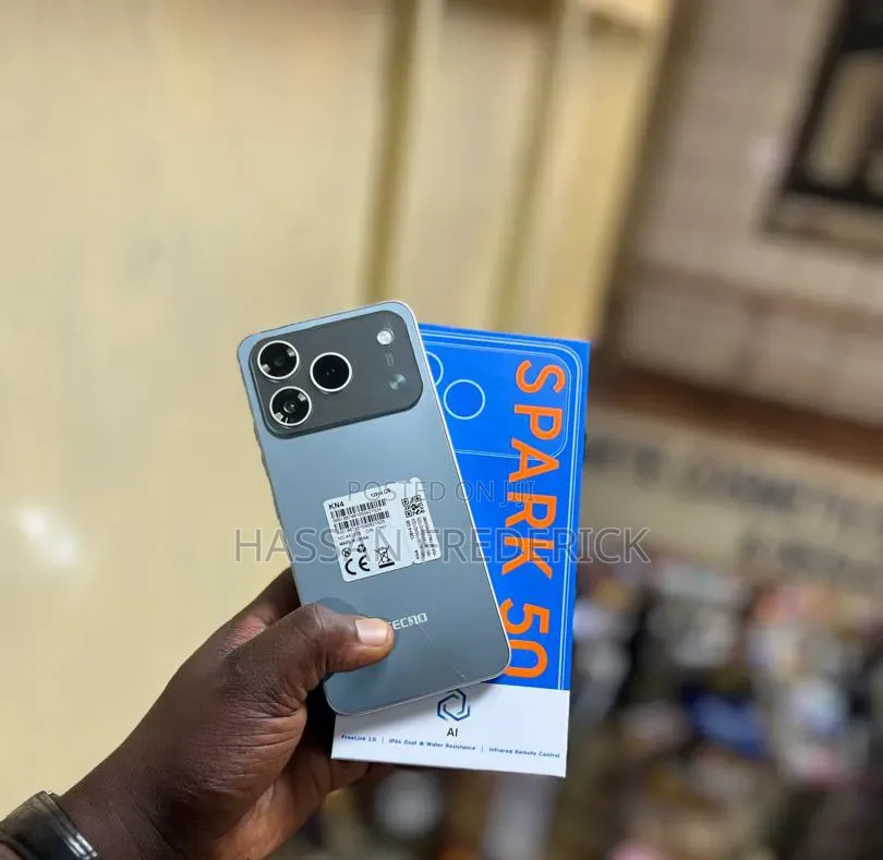 New Tecno Spark 50 128 GB Gray