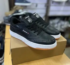 Original Reebok Club C 85 Black Classic Casual Sneakers