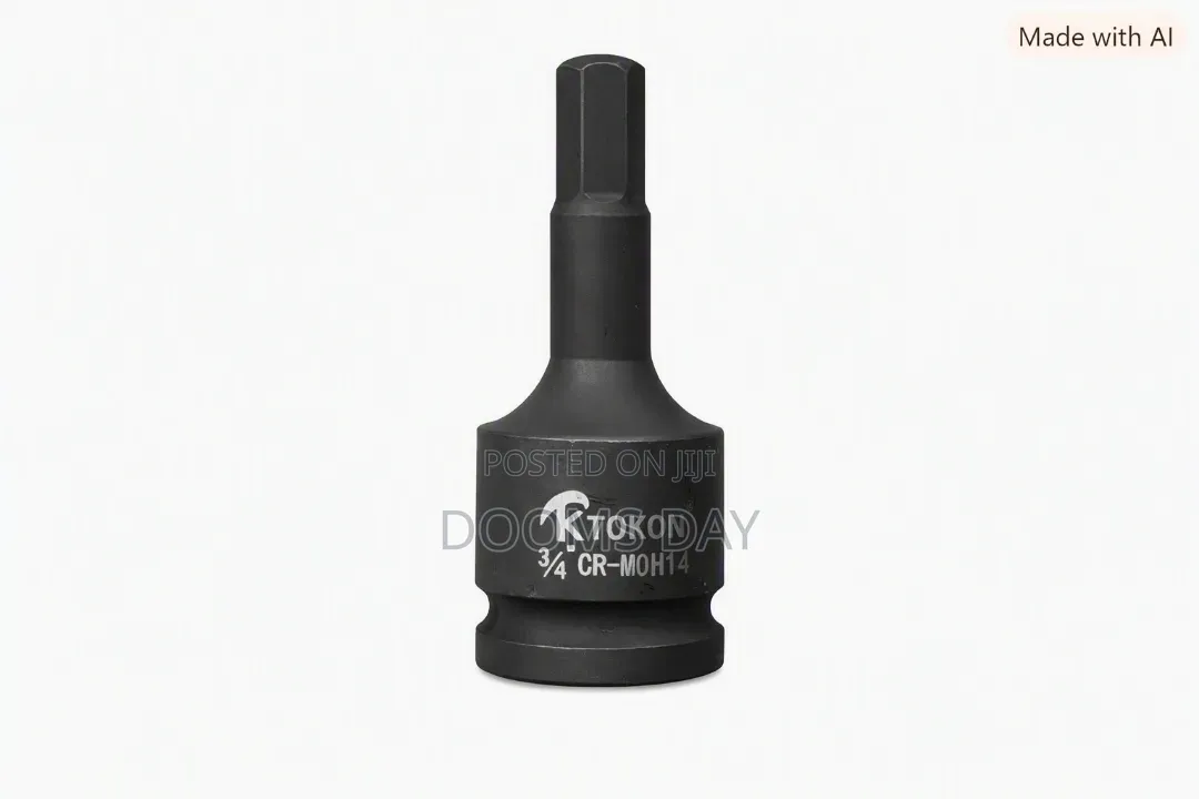TOKON 3/4‐inch Drive Chrome‐molybdenum Impact Hex Socket
