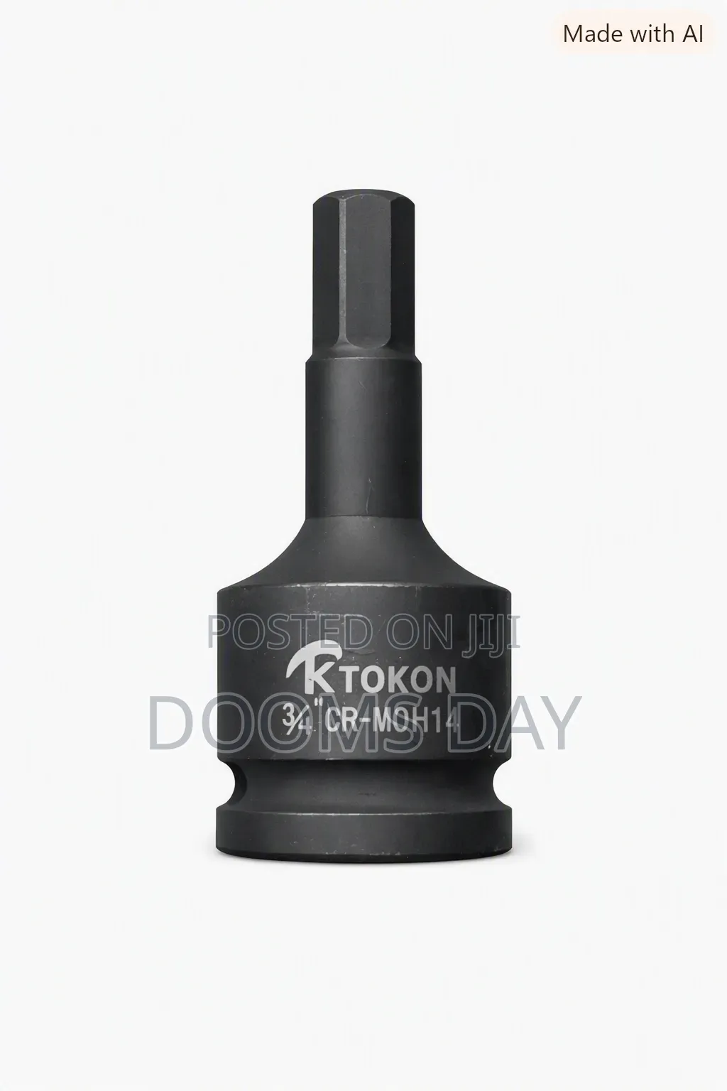 TOKON 3/4‐inch Drive Chrome‐molybdenum Impact Hex Socket