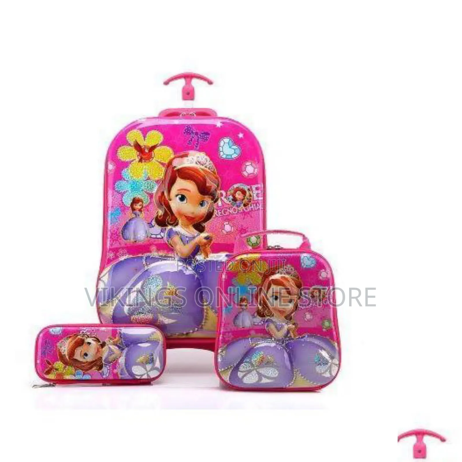 3-in-1 Children's Rolling School Bag Set